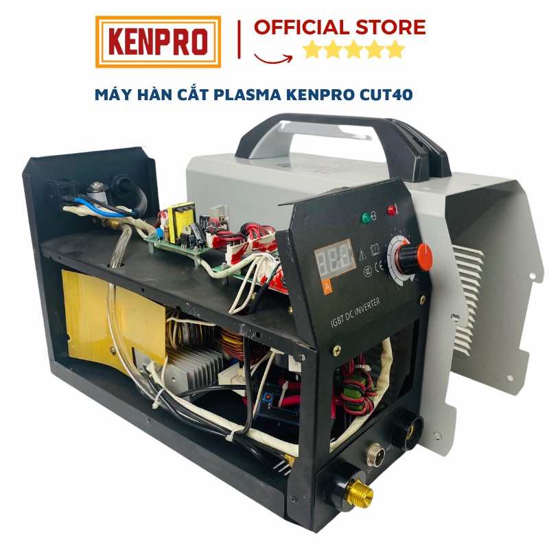 [Mã BMBAU300 giảm 10% đơn 499K] Máy Hàn Cắt Plasma Kenpro CUT40 Có Khả Năng Cắt Sắt Dày 12mm Bảo Hành 12 Tháng