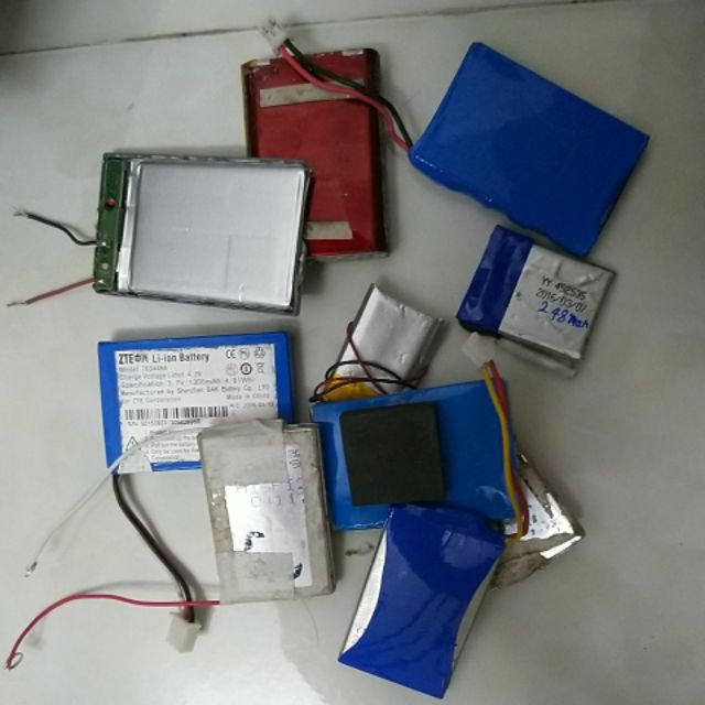Pin lipo tháo máy dung lượng 5k-10k mah 3.7V nhiều  kích thước