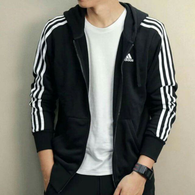 Áo khoác nam Adidas, vải mềm mát,  không nóng,  mang đến sự cá tính mạnh mẽ cho bạn trai, có kèm mũ có bốn màu lựa chọn
