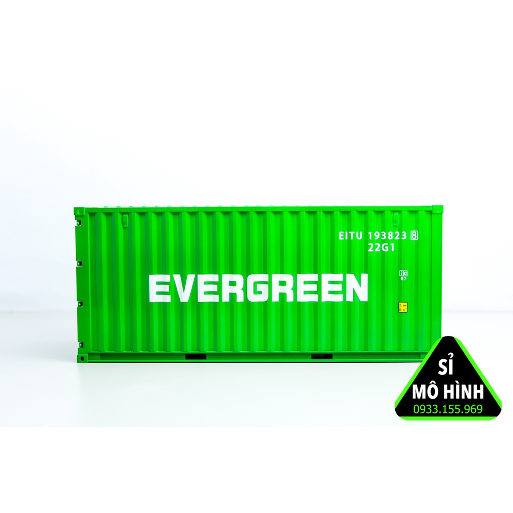 Mô hình thùng container xe đầu kéo 1:24