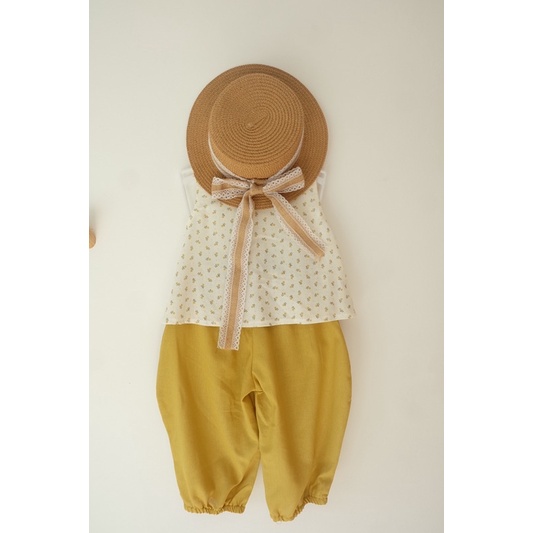 Bộ chất liệu linen cho bé gái từ 9-23kg