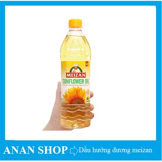 Dầu hướng dương nguyên chất Meizan chai 1 lít
