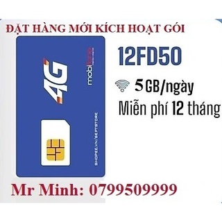 Sim DATA Mobifone 12 tháng