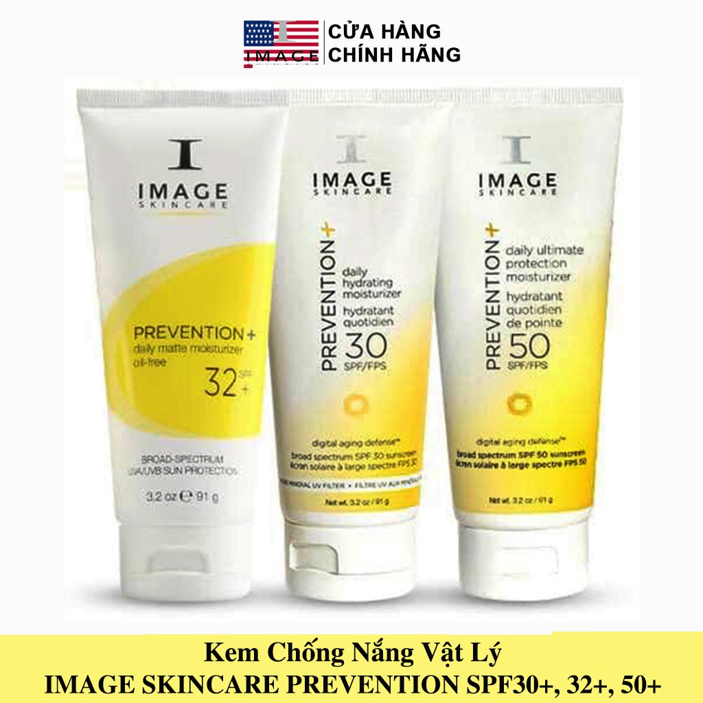 Kem Chống Nắng Vật Lý IMAGE Skincare Prevention Cho Da Dầu Nhờn, Da Khô, Da Hỗn Hợp