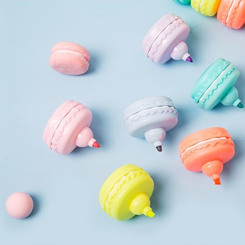 Set 6 Phấn Bắt Sáng Màu Macaron Dễ Thương Có Thể Tháo Rời