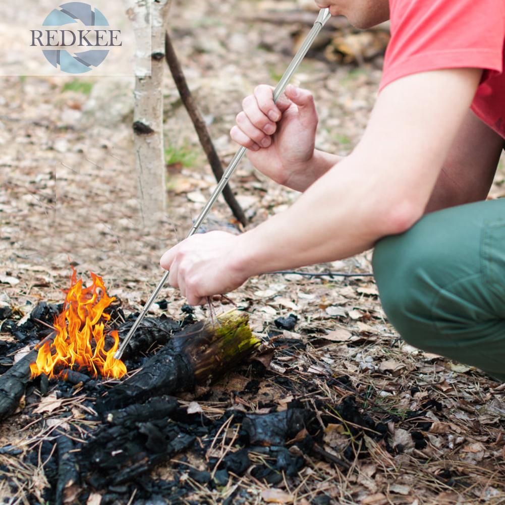 Dụng cụ ống thổi lửa sinh tồn ngoài trời