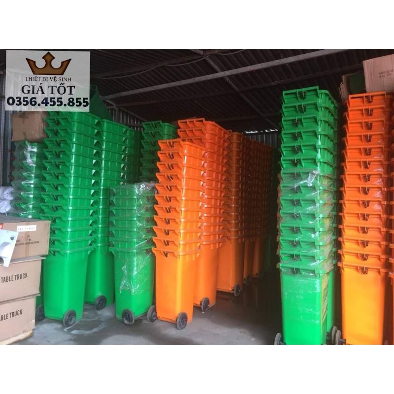 Thùng rác nhựa công cộng 240L