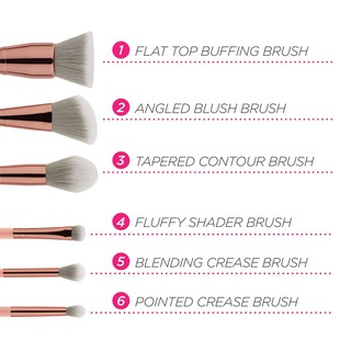 Bộ Cọ Make up BH COSMETICS Petite Chic Mini 6 Cây
