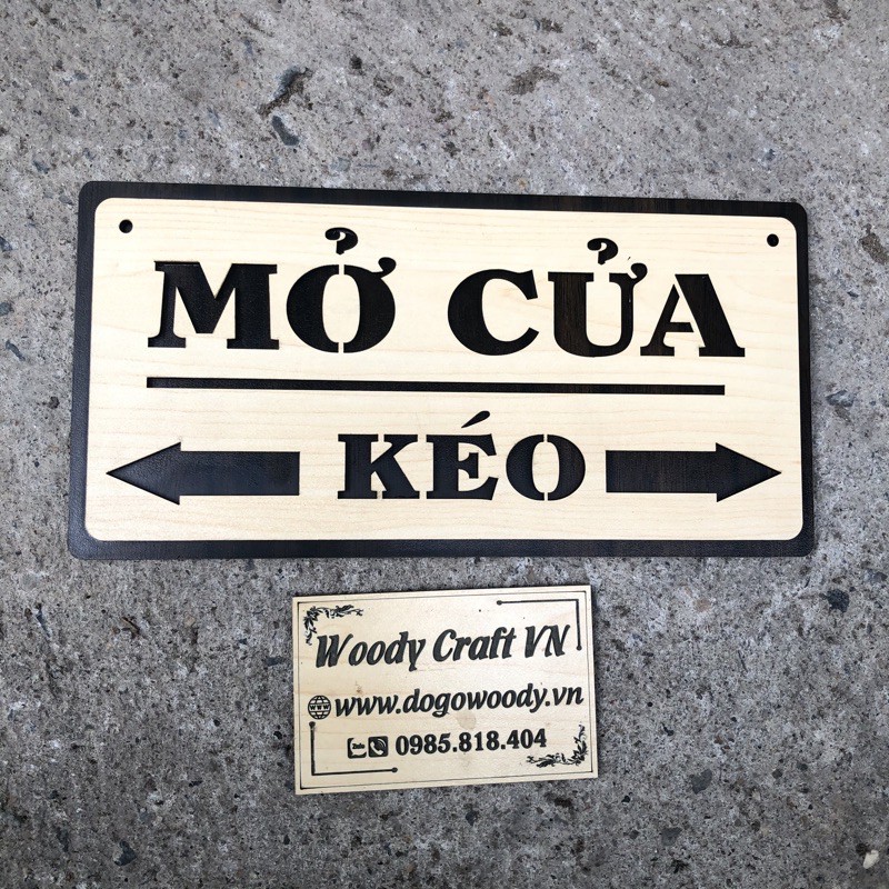 Bảng Chỉ Dẫn - Kéo Cửa Kính