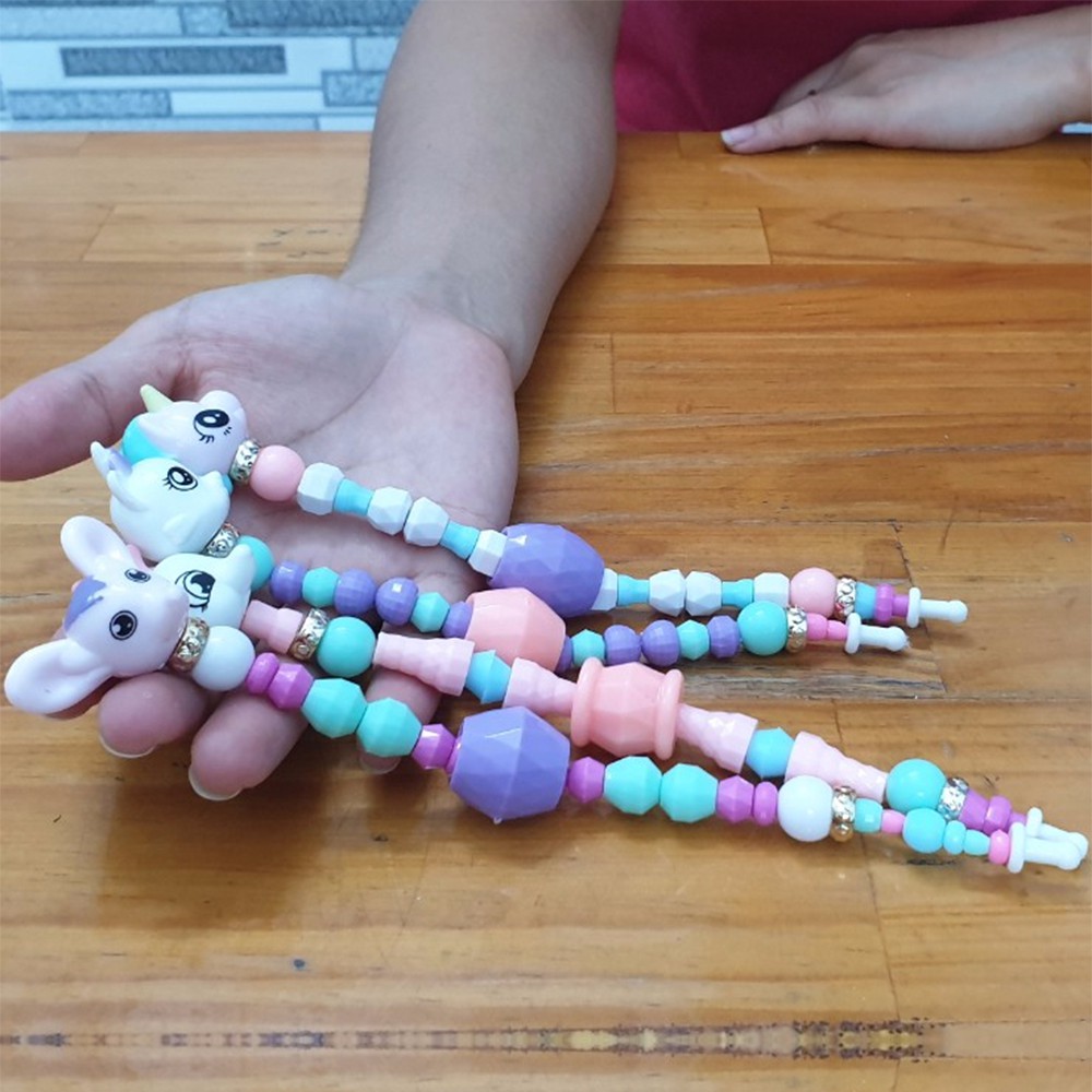 [Vòng Twisty Petz] Vòng đeo tay thời trang cho bé gái biến hình Chuột làm trang sức, đồ chơi bằng hạt nhựa - New4all