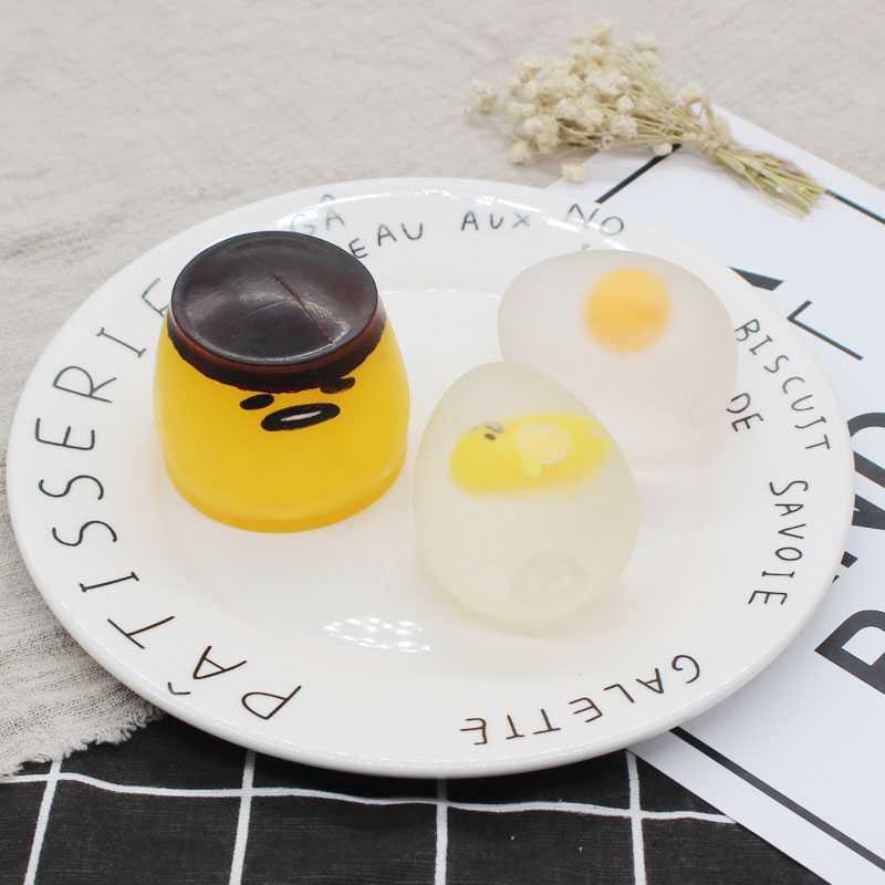 Trứng Biến Thái Hút Nhả Slime Anh nôn ọe đồ chơi Gudetama cực thú vị