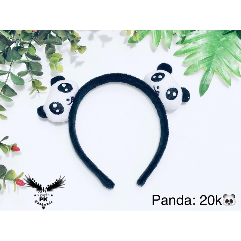 Băng đô cài tóc gấu PANDA