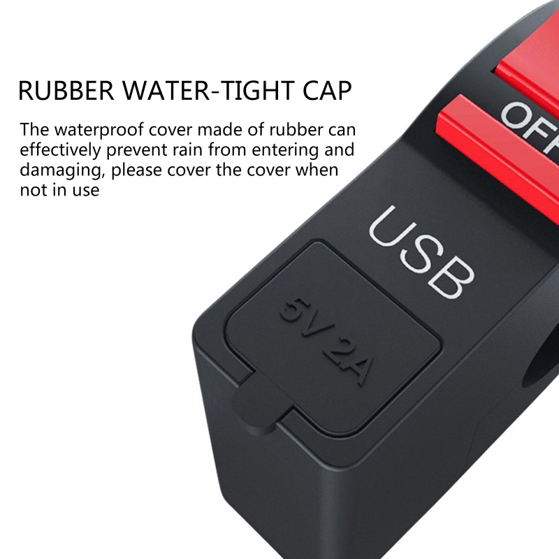 Nút Công Tắc Khởi Động Chống Nước Gắn Tay Lái Xe Máy