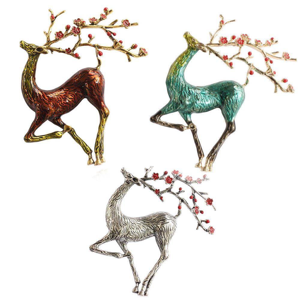 PINEVN Trâm Cài Áo Hình Hoa Mận Năm Mới 3D Sáng Tạo