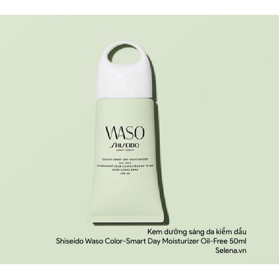 [CHÍNH HÃNG] Kem dưỡng sáng da kiềm dầu Shiseido Waso Color-Smart Day Moisturizer Oil-Free 50ml