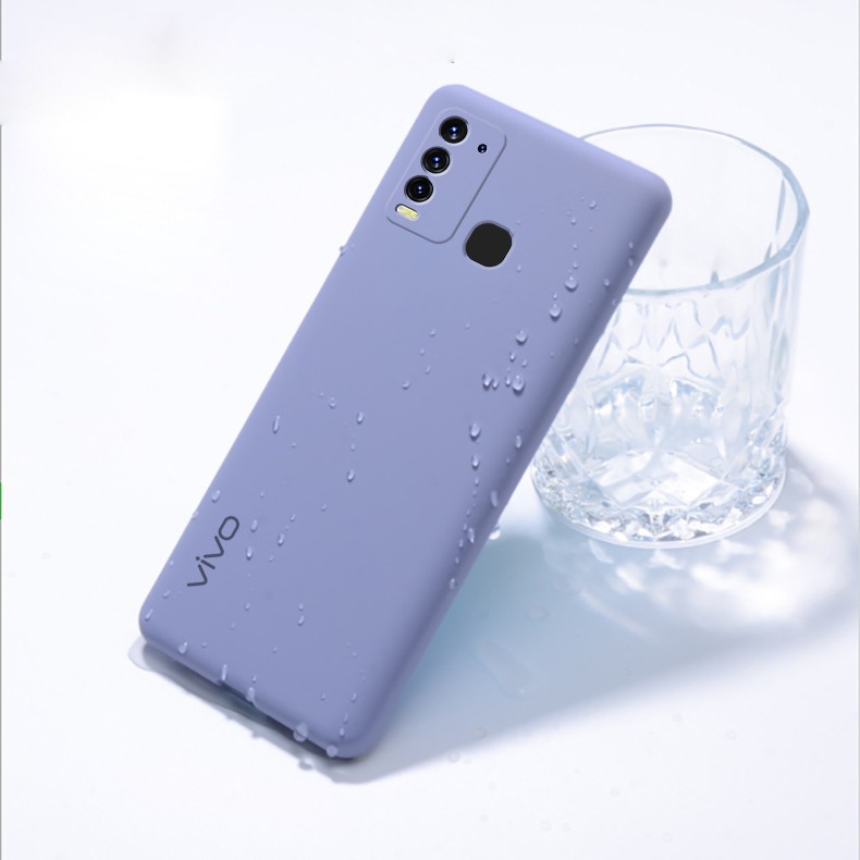 Casing Official Original Silicone Full Protection Soft Camera Protection Case Vivo Y51 Y31 Y51A Y53S Y33 Y50 Y30 Y30i Y20 Y20S Y20i Y20G Y20T Y12G Y12A Y12S 2021 Y11S Y17 Y15 Y12 Y11 2019 V11i V11 V15 Pro Z3i S1 Cover