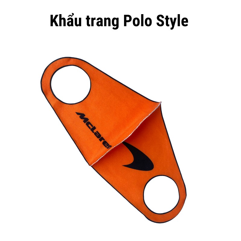 Khẩu trang Siêu xe Polo Style vải Su đẹp, đeo êm không đau tai