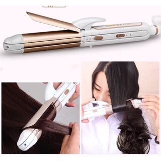 Máy uốn tóc đa năng chính hãng Kemei 1213 3in1
