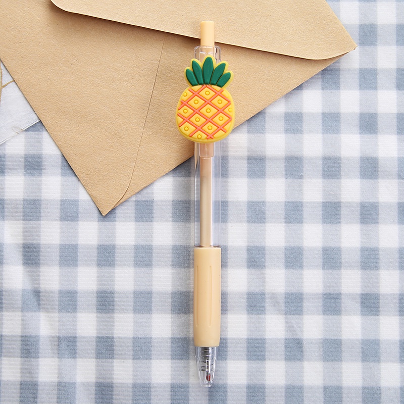 Set 5 Bút Mực Gel Ngòi 0.5mm In Họa Tiết Hoạt Hình Dễ Thương Cho Học Sinh / Văn Phòng