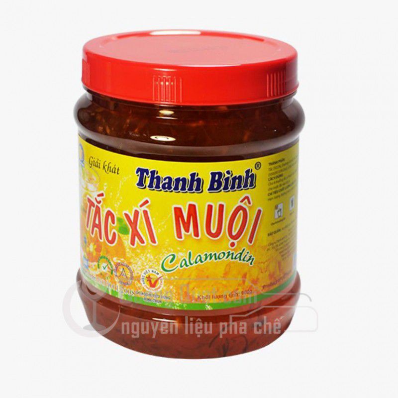 Tắc xí muội Thanh Bình hũ 900gr - Nguyên liệu pha chế ngon cho Các loại thức uống - trà chanh - trà tắc