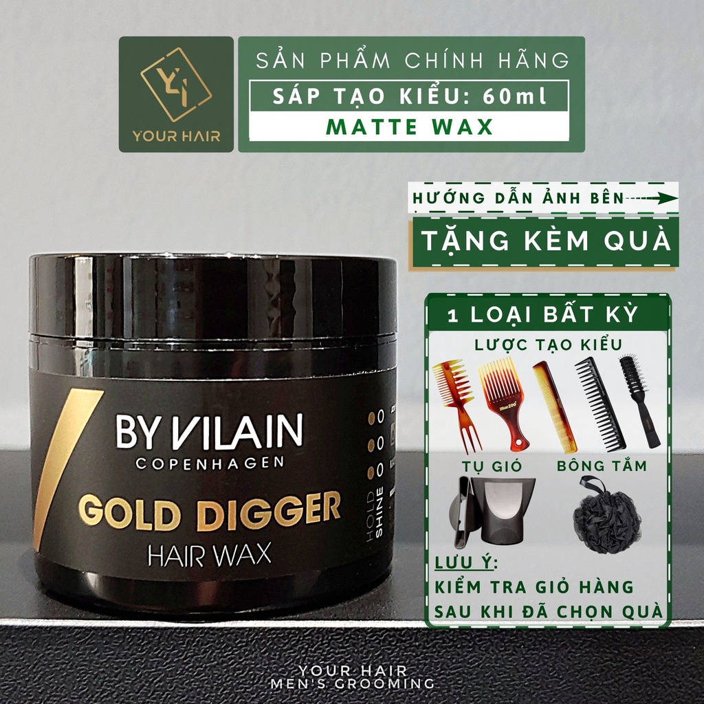 Sáp vuốt tóc By Vilain Gold Digger - 65ml