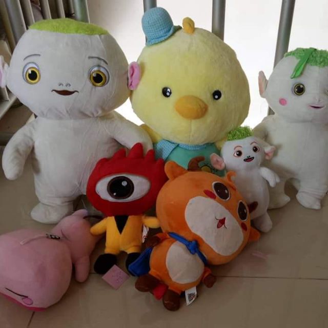Gấu bông bò gà hồ ba