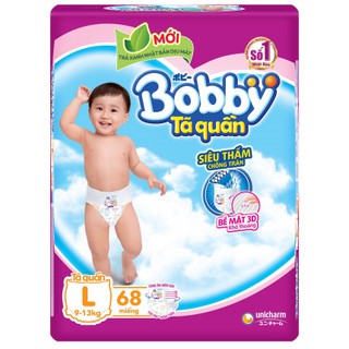 Tã quần Bobby L68 (cho bé từ 9-13kg)