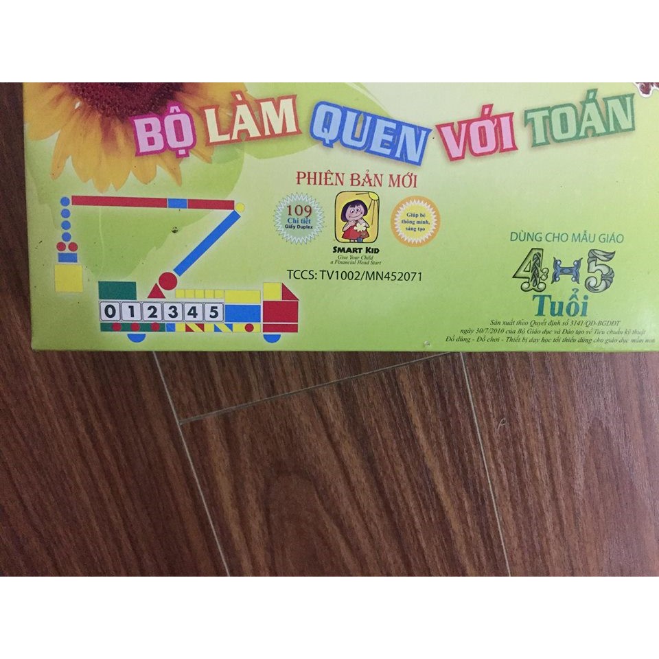 Làm quen với toán học cho bé từ 4 đến 5 tuổi