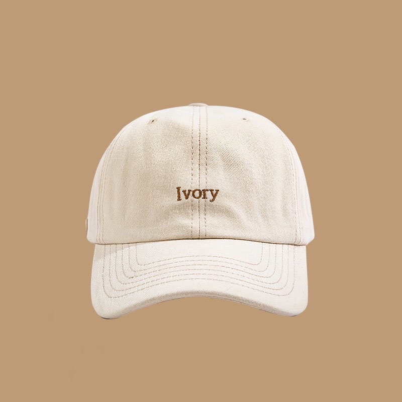 Mũ lưỡi trai nón kết TUMIE thêu chữ BEIGE phong cách Ulzzang Unisex phù hợp cho nam nữ cá tính NK006