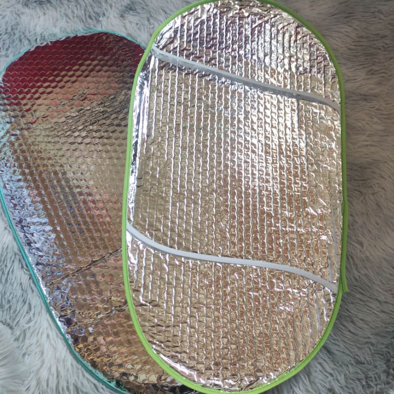 Miếng che yên xe máy chống nắng 2 mặt phản quang