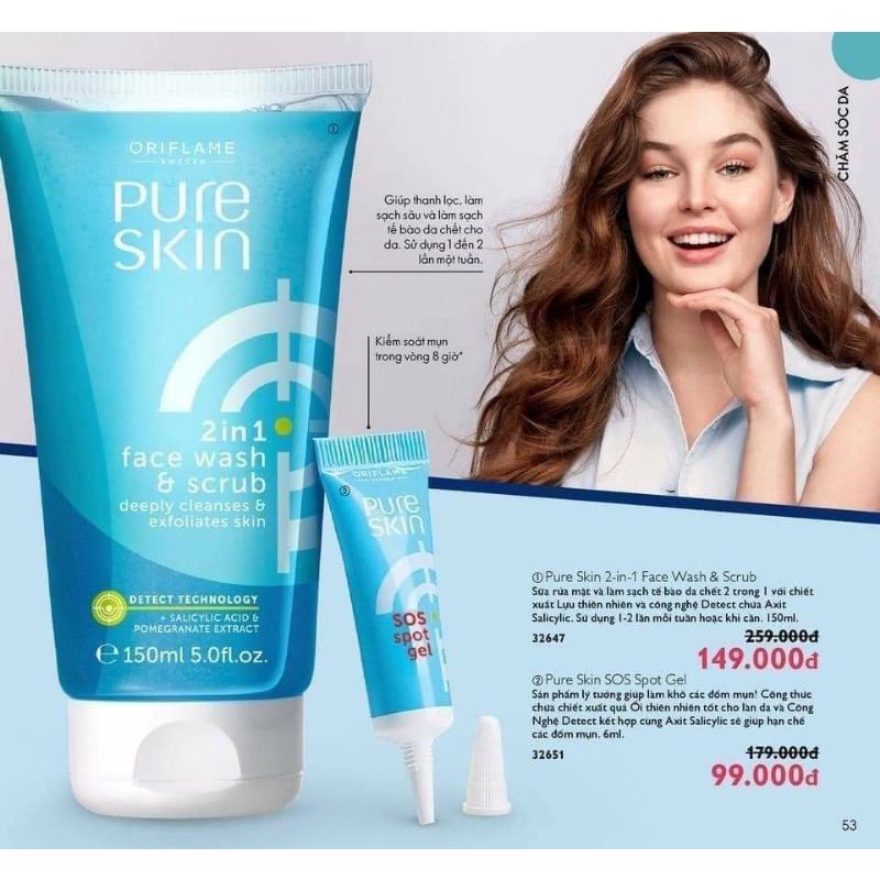 Combo dưỡng da Pure Skin