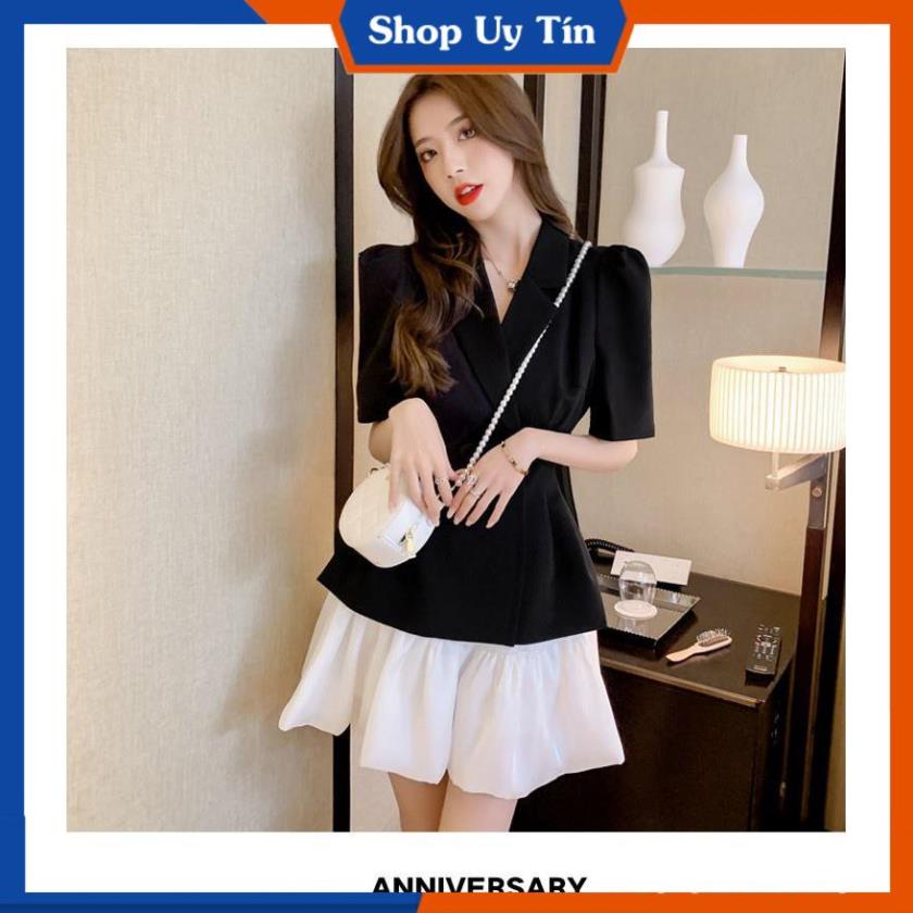 Set Vest Nữ Blazer  Bộ Đầm Vest Công Sở thiết kế Hàn Quốc Đẹp kèm Chân Váy, Đi Dự Tiệc Cưới AO016 | BigBuy360 - bigbuy360.vn