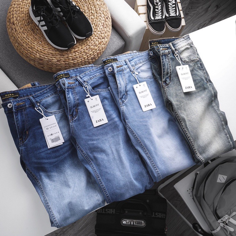 Quần jean nam cao cấp thời trang 2021-jean co giãn-form slimfit