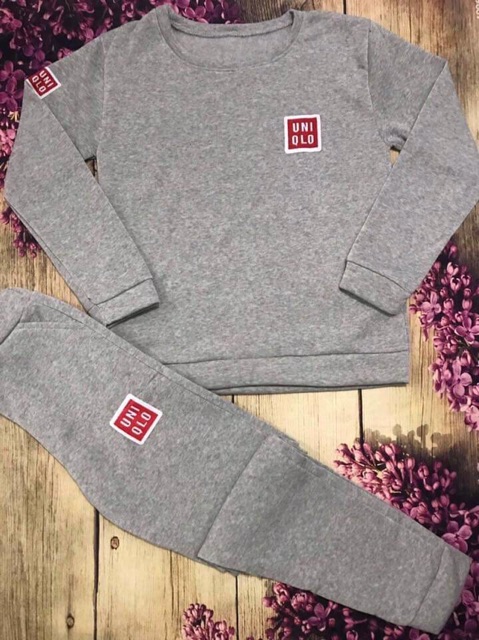 Bộ nỉ bông nam UniQlo