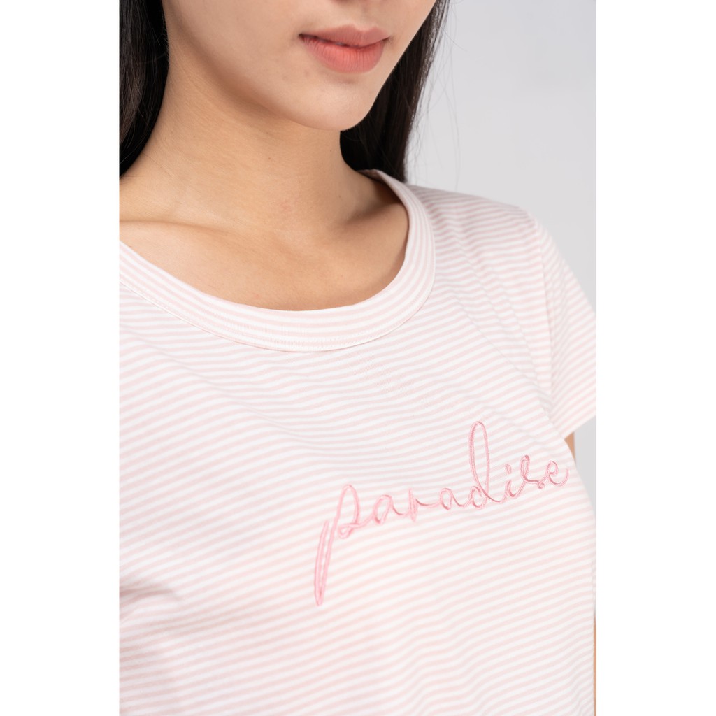 Áo thun nữ Yody kẻ ngang Paradise thoáng mát co giãn TSN4392 | BigBuy360 - bigbuy360.vn