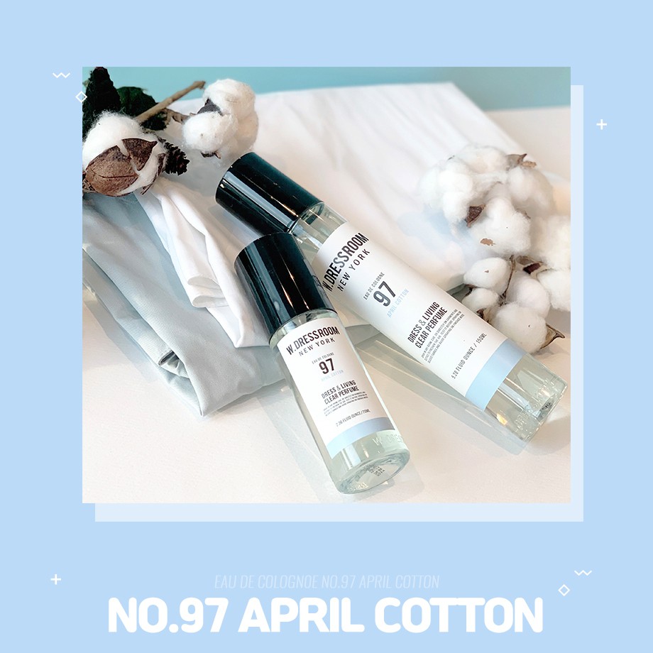 [70/150ml] Xịt thơm W Dressroom Dress & Living Clear Perfume | Thế Giới Skin Care