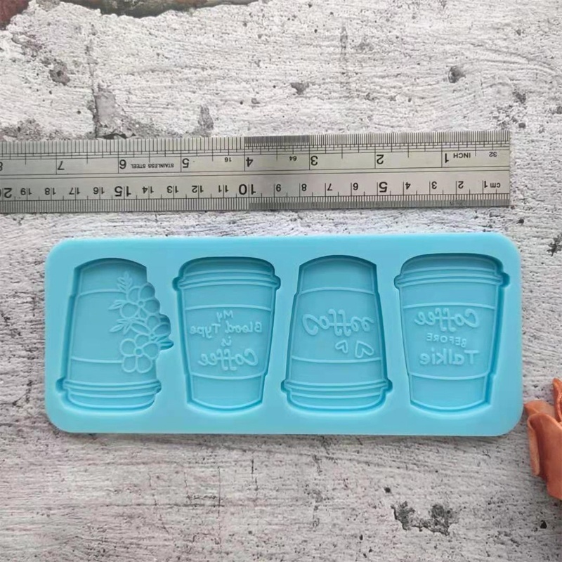 Khuôn Silicone Làm Cốc Cà Phê Thủ Công DIY
