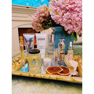 Combo dưỡng FULL Sarador sữa rửa mặt HA, Tone saffron, serum trắng da, kem chống nắng makeup, son dưỡng