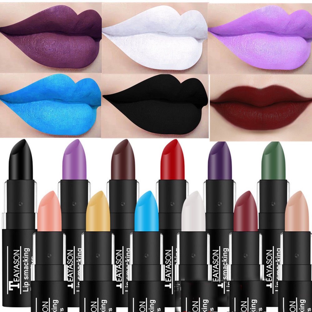Son black rouge Màu Đen/Trắng Dùng Hóa Trang Halloween Độc Đáo