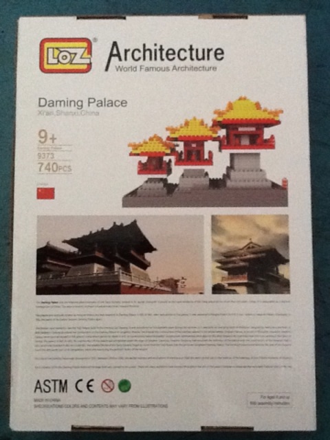 Mô Hình Đồ Chơi Lego Loz Architecture Daming Palace