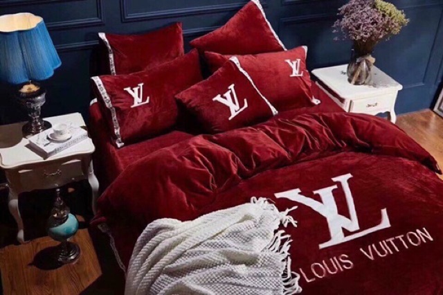 FREESHIP 99K TOÀN QUỐC_Set nỉ nhung cao cấp 6 món siêu sang chảnh. Có thể dùng 4 mùa