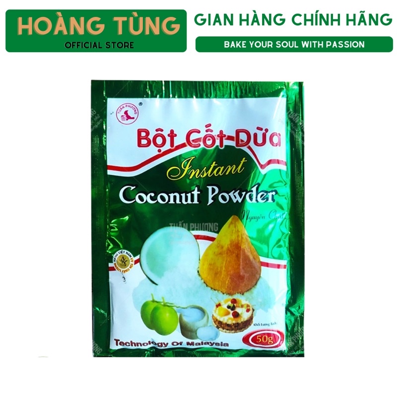 Bột Cốt Dừa Tuấn Phương 50 Gam ( Gói )