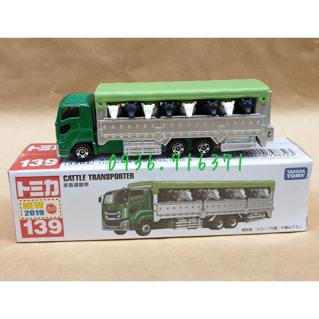 Mô hình xe chở bò tomica Nhật Bản No139
