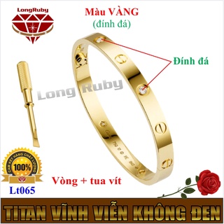 Lắc tay, Vòng tay Nam Nữ Titan cao cấp vĩnh viễn không đen - Lt065A
