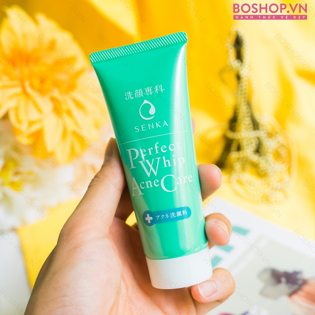 Sữa Rửa Mặt Dành Cho Da Mụn Senka Perfect Whip Acne Care