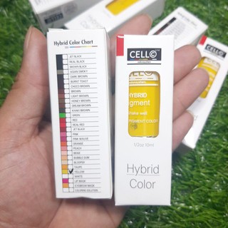 Mực phun xăm thẩm mỹ vàng chanh cello 10ml