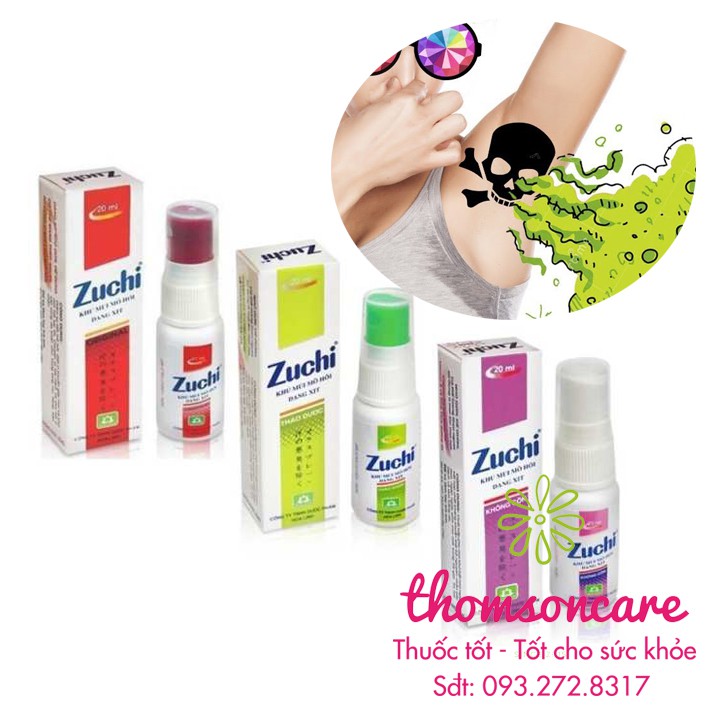 Zuchi khử mùi hôi nách từ thảo dược - xịt khử mùi cơ thể | BigBuy360 - bigbuy360.vn