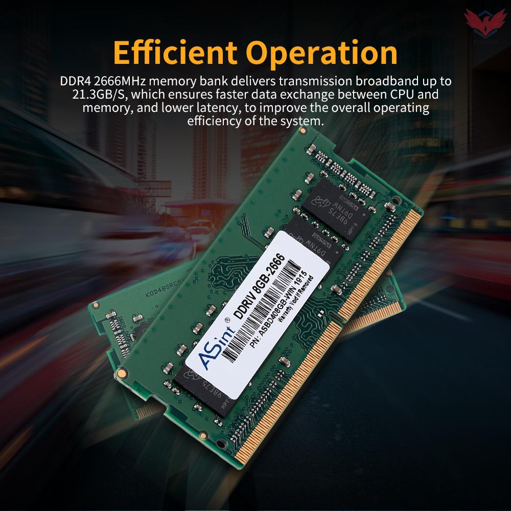 Thẻ Nhớ Laptop Asint So-Ddr4-2666 - 4gb Ddr4 2666mhz 240pin 4gb | BigBuy360 - bigbuy360.vn