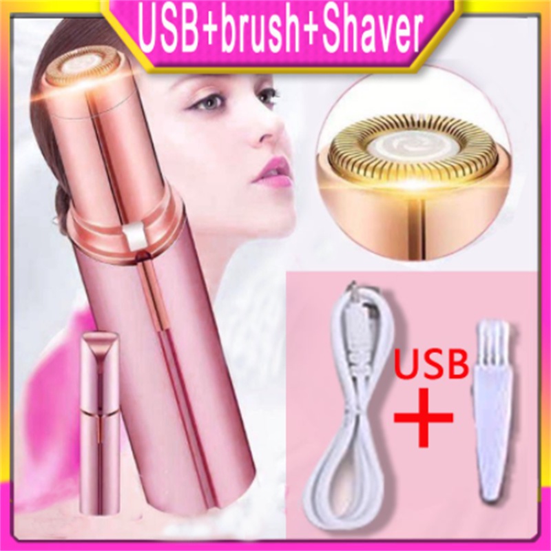Máy Tẩy Lông Mini Hình Cây Son Môi Tiện Dụng Cho Nữ
