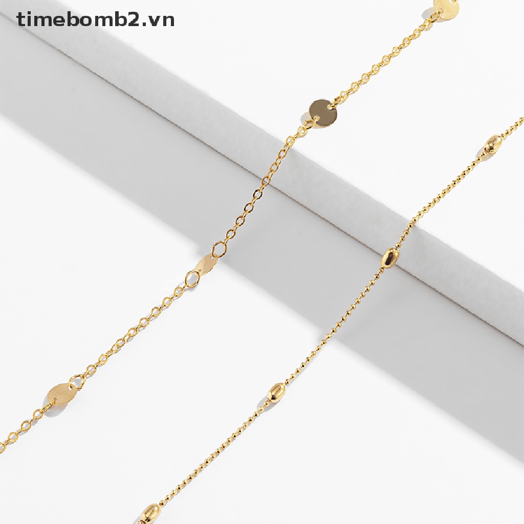 {Thời Trang} Thắt Lưng Dây Xích Mỏng Đính Hạt Vintage Đường Phố Mùa Hè Cho Nữ Y2K